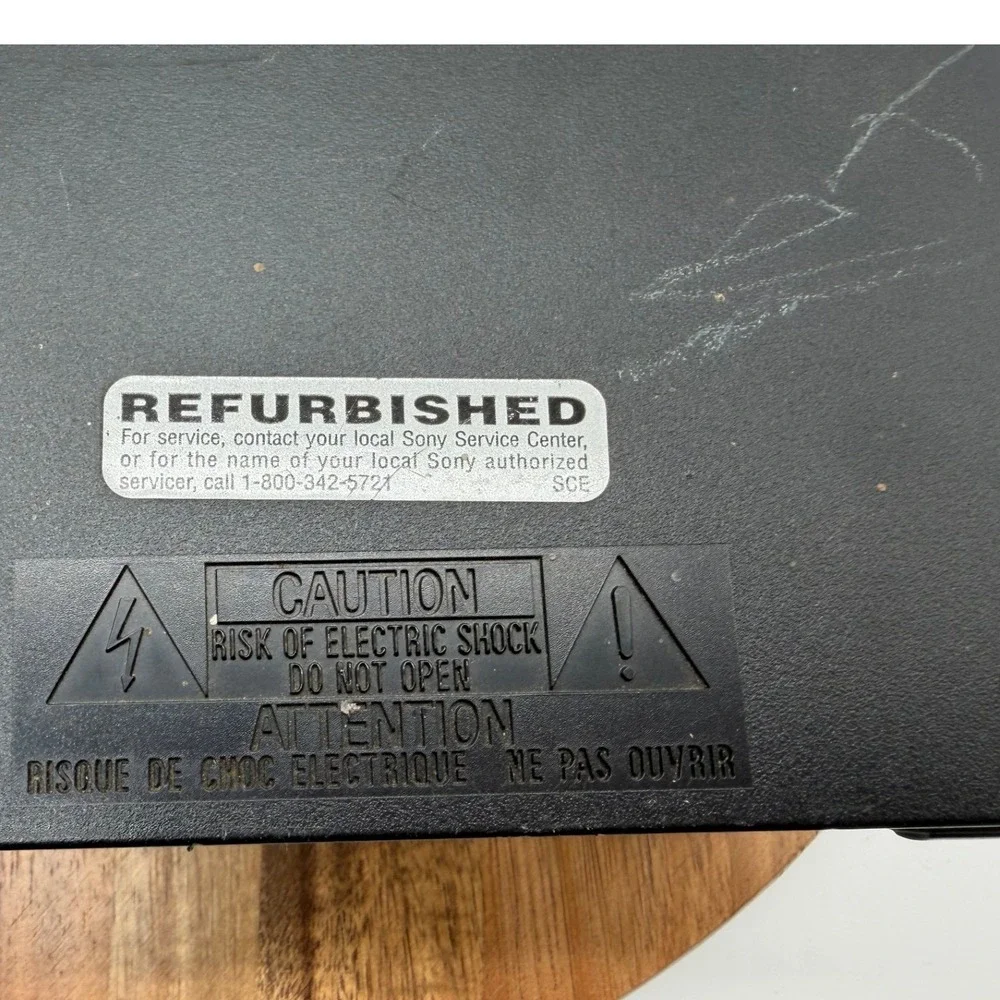 Untested Sony PS2 Console Black SCPH-39001 NTSC Refurbished‎